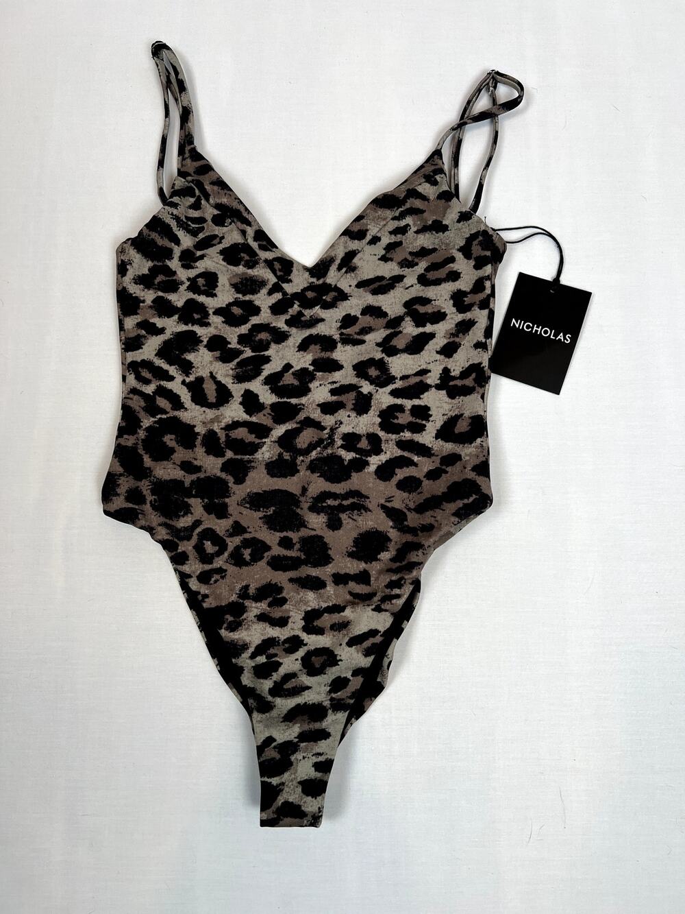 NWT Nicholas Leopard Print One‑Piece Swimsuit size XS
